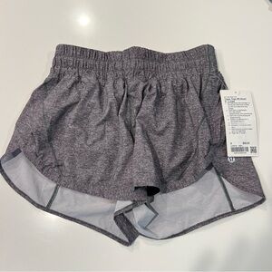 Lululemon Track That HR Short Lined 3” Women's Gray Athletic Shorts Size 8